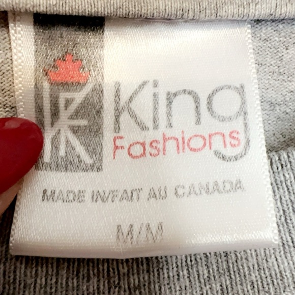 King Fashions Made in Canada 100% cotton long sleeve shirt men’s medium durable - Picture 4 of 5